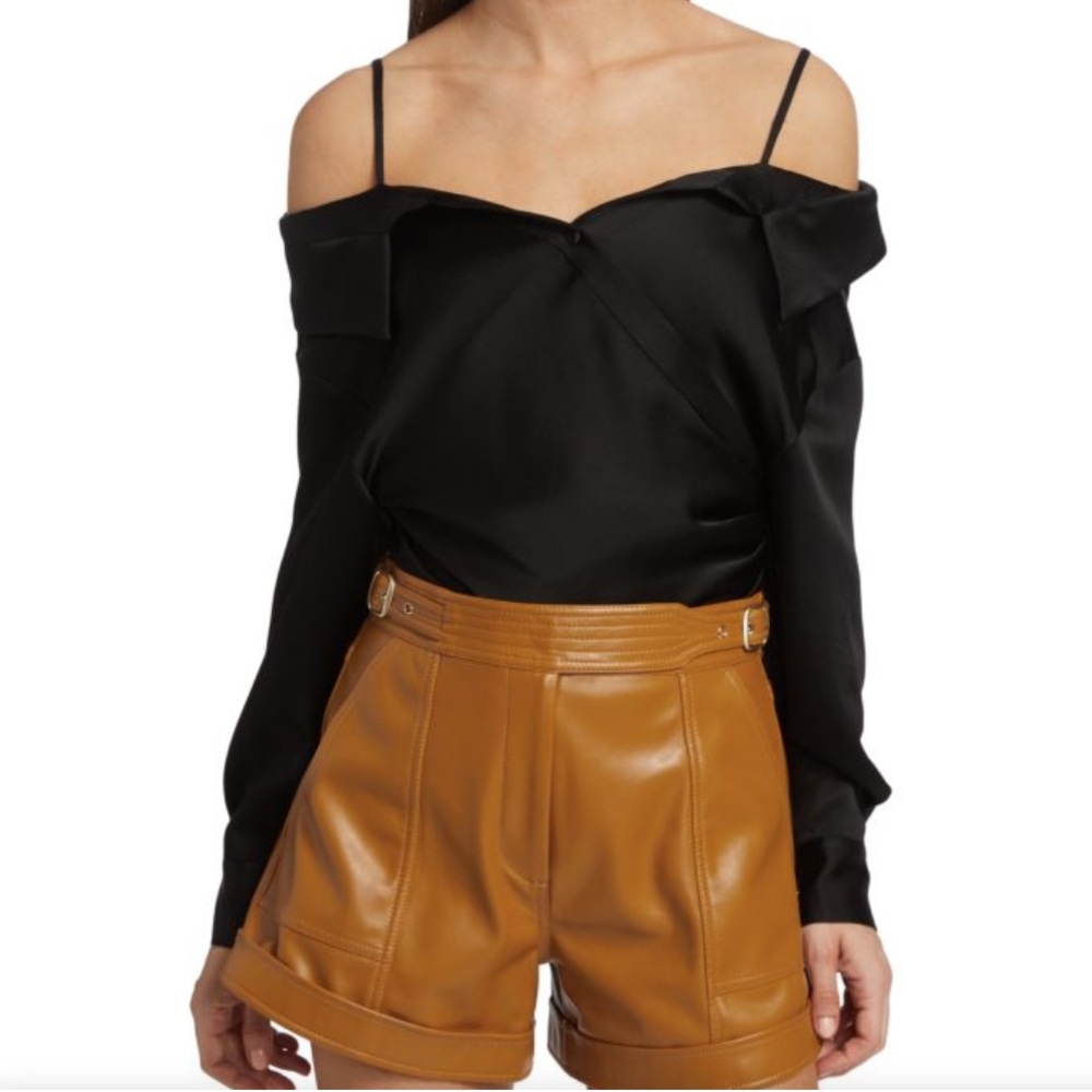 Jonathan Simkhai Haley Off The Shoulder Wrap Top